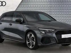 Daytona grey Used 2024 Audi A3 Black Edition Hatchback | £29,577 (Expensive)