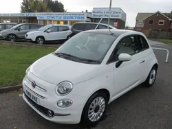 White Used 2018 Fiat 500 Lounge Hatchback | £7,995 (Fair price)