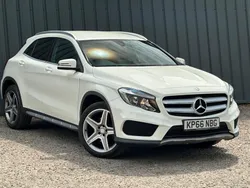 White Used 2016 Mercedes GLA220 AMG line SUV | £11,662 (Good price)