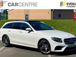 White Used 2019 Mercedes E350 AMG Line Premium Estate | £21,700 (Good price)