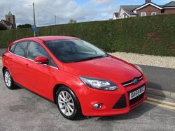 Red Used 2014 Ford Focus Zetec Hatchback | £3,495 (Fair price)