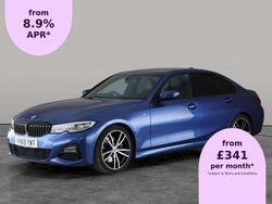 Blue Used 2019 BMW 330 M Sport Sedan | £21,053 (Fair price)