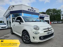 White Used 2017 Fiat 500 S Hatchback | £6,598 (Fair price)