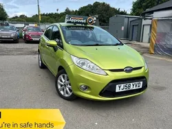 Green Used 2009 Ford Fiesta Zetec Hatchback | £2,190 (Good price)