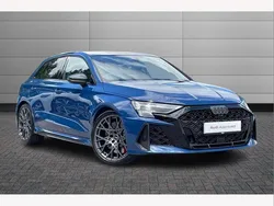 Ascari blue Used 2025 Audi RS3 Comfort Hatchback | £64,350 (Expensive)