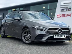 Grey Used 2018 Mercedes A250 AMG Line Premium Plus Hatchback | £15,990 (A bit pricey)