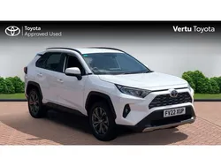 White Used 2022 Toyota RAV4 Hybrid Design SUV | £26,479 (Fair price)