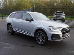 Silver Used 2023 Audi Q7 Black Edition SUV | £44,995 (Fair price)