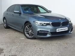 Blue Used 2018 BMW 520 M Sport Sedan | £20,498 (Fair price)