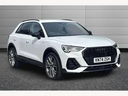Glacier white Used 2024 Audi Q3 Black Edition SUV | £35,150 (Fair price)