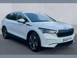 White Used 2024 Skoda Enyaq iV SUV | £27,490 (Fair price)