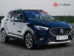 Metallic black pearl Used 2023 MG ZS Exclusive Sedan | £15,995 (Fair price)