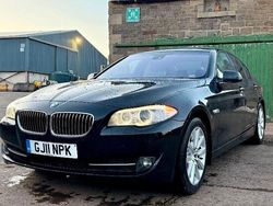 Black Used 2011 BMW 520 Comfort Edition Sedan | £6,295 (Fair price)