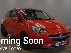 Red Used 2016 Vauxhall Corsa Hatchback | £4,949 (Fair price)