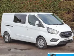 White Used 2022 Ford Transit Custom Limited Van | £20,650 (A bit pricey)