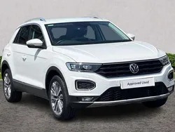 White Used 2021 VW T-Roc SEL SUV | £21,695 (Fair price)