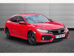 Red Used 2018 Honda Civic SR Hatchback | £10,690 (Good price)