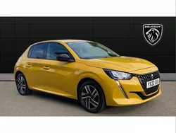 Yellow Used 2022 Peugeot 208 Allure Premium Hatchback | £15,390 (Fair price)