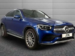Blue Used 2022 Mercedes GLC300e AMG Line Premium Coupe | £38,000 (Good price)