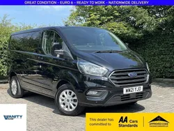 Black Used 2021 Ford Transit Custom Limited Van | £14,495 (Good price)
