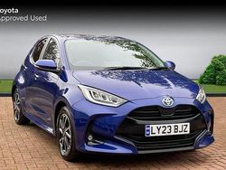 Galactic blue Used 2023 Toyota Yaris Hybrid Design Hatchback | £17,790 (Super price)