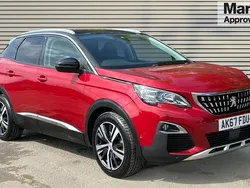 Ultimate red Used 2017 Peugeot 3008 Allure Estate | £10,840 (Fair price)