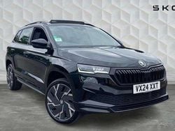 Black magic pearl effect Used 2024 Skoda Karoq SportLine SUV | £26,450 (Fair price)