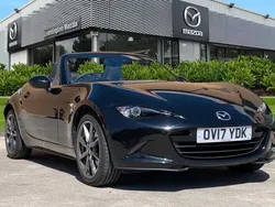 Black Used 2017 Mazda MX5 Inclusive Cabriolet | £14,490 (Fair price)
