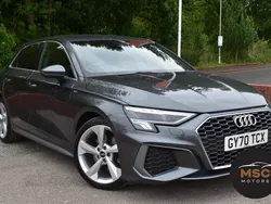 Grey Used 2020 Audi A3 Sportback S-Line Hatchback | £19,495 (Fair price)