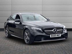 Black Used 2019 Mercedes C200 AMG Line Premium Estate | £18,000 (Fair price)