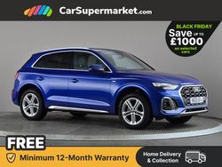 Blue Used 2021 Audi Q5 S-Line SUV | £26,176 (Fair price)