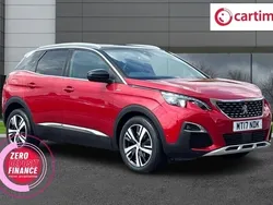 Red Used 2017 Peugeot 3008 GT-line Hatchback | £13,750 (Fair price)