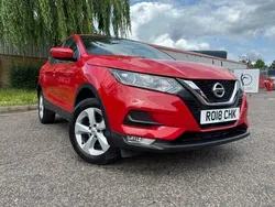 Red Used 2018 Nissan Qashqai Acenta SUV | £8,890 (Good price)