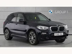 Black Used 2019 BMW X3 M Sport SUV | £27,850 (Fair price)