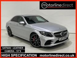 Silver Used 2020 Mercedes C220 AMG Line Premium Sedan | £19,575 (Fair price)