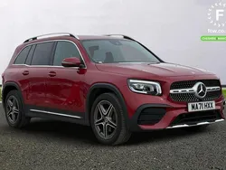 Red Used 2021 Mercedes GLB200 AMG line SUV | £23,699 (Good price)