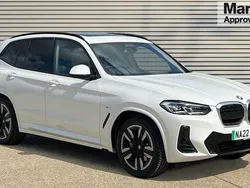 White Used 2022 BMW iX3 M Sport SUV | £25,492 (Fair price)