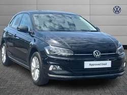 Black Used 2021 VW Polo SEL Hatchback | £15,195 (Fair price)