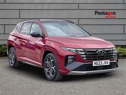 Red Used 2023 Hyundai Tucson N Line SUV | £22,769 (Fair price)