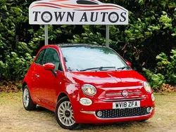 Red Used 2018 Fiat 500 Lounge Hatchback | £4,490 (Good price)