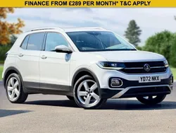 White Used 2022 VW T-Cross SEL SUV | £13,995 (Fair price)