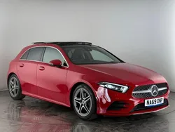 Red Used 2019 Mercedes A200 AMG line Hatchback | £21,200 (Expensive)