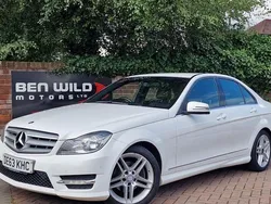 White Used 2013 Mercedes C180 AMG Sedan | £6,790 (Fair price)