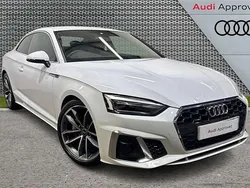 White Used 2024 Audi A5 S-Line Coupe | £28,400 (Good price)
