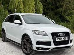 White Used 2014 Audi Q7 S-line plus SUV | £13,295 (Good price)