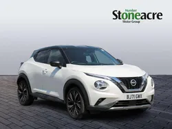 White Used 2021 Nissan Juke Tekna+ SUV | £16,499 (Fair price)