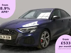 Blue Used 2024 Audi S3 Black Edition Sedan | £35,752 (Fair price)