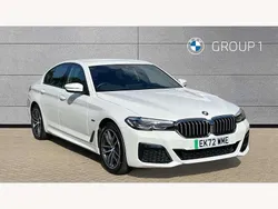 White Used 2023 BMW 530e M Sport Sedan | £29,450 (Fair price)