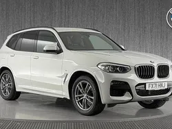 White Used 2021 BMW X3 M Sport SUV | £27,999 (Good price)