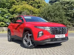 Red Used 2021 Hyundai Tucson Premium SUV | £22,997 (Fair price)